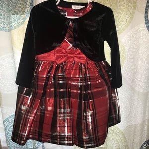 Bonnie Jean holiday dress NWT